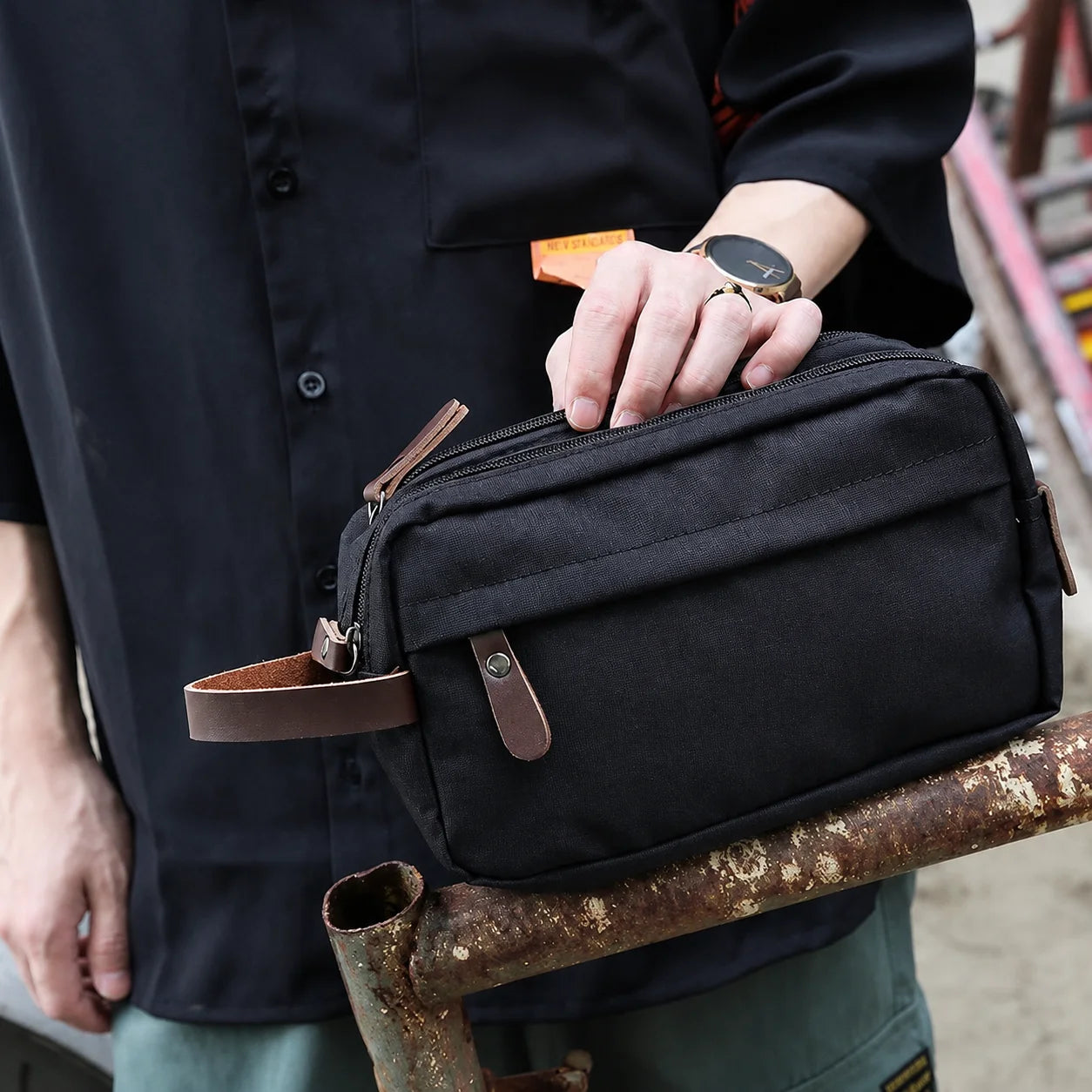 Men’s Toiletry Bag - Water-Resistant Travel Organizer