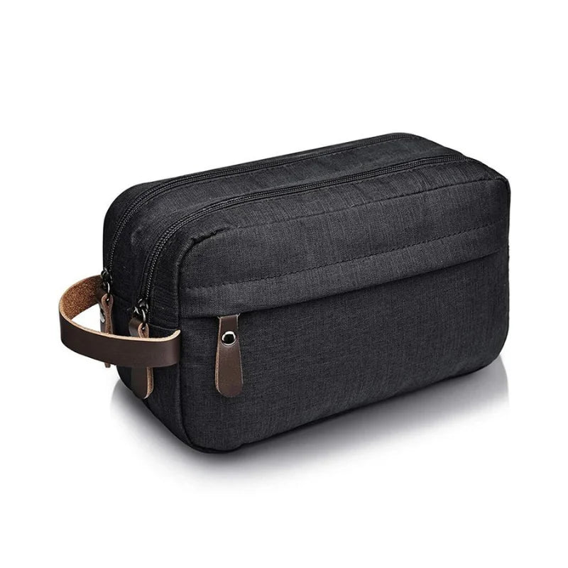 Men’s Toiletry Bag - Water-Resistant Travel Organizer - Black
