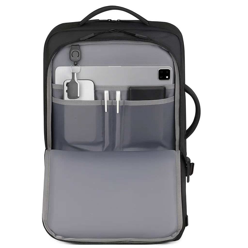 Men’s Travel Backpack – Expandable 30L Waterproof Nylon
