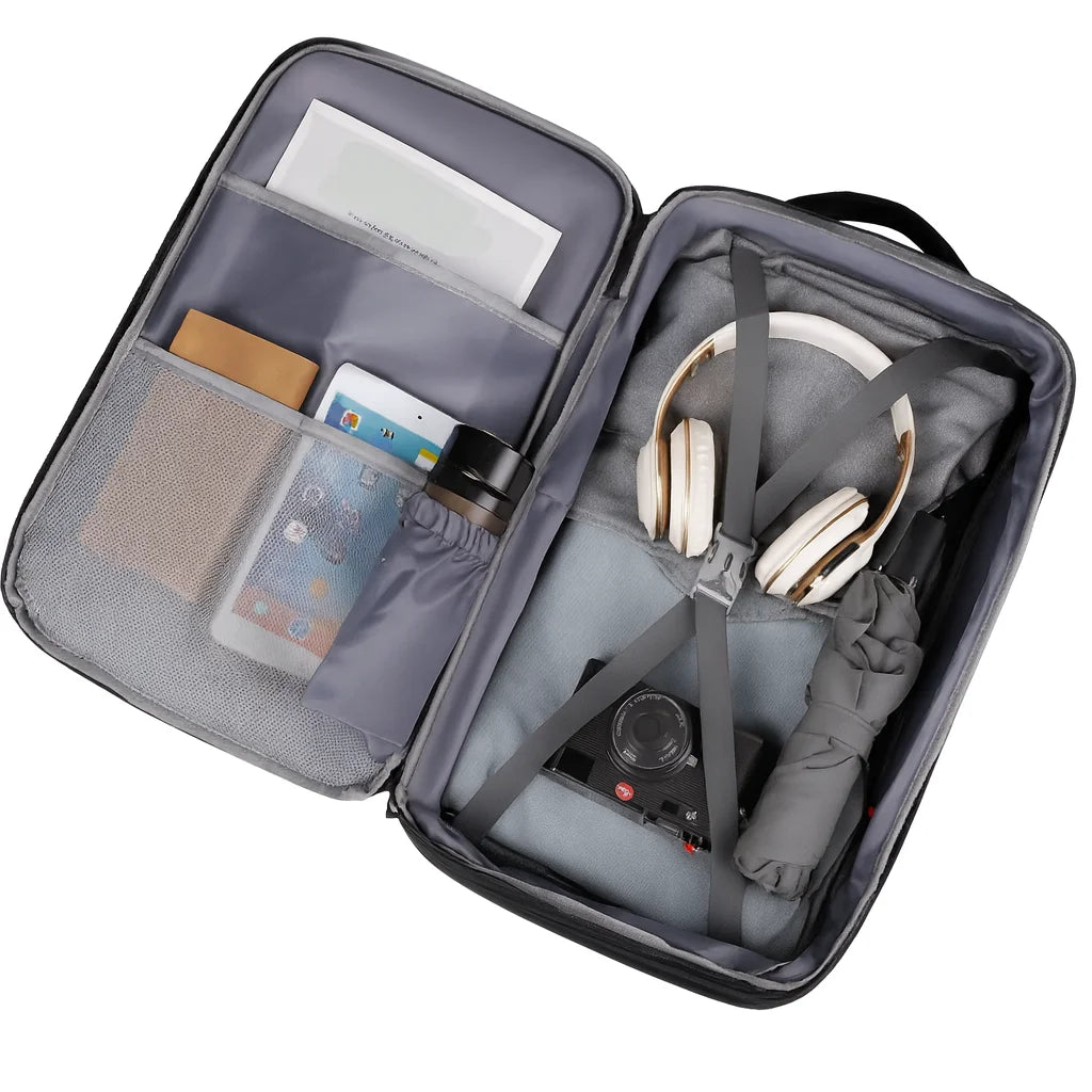 Men's Travel Backpack – Expandable 30L Waterproof Nylon