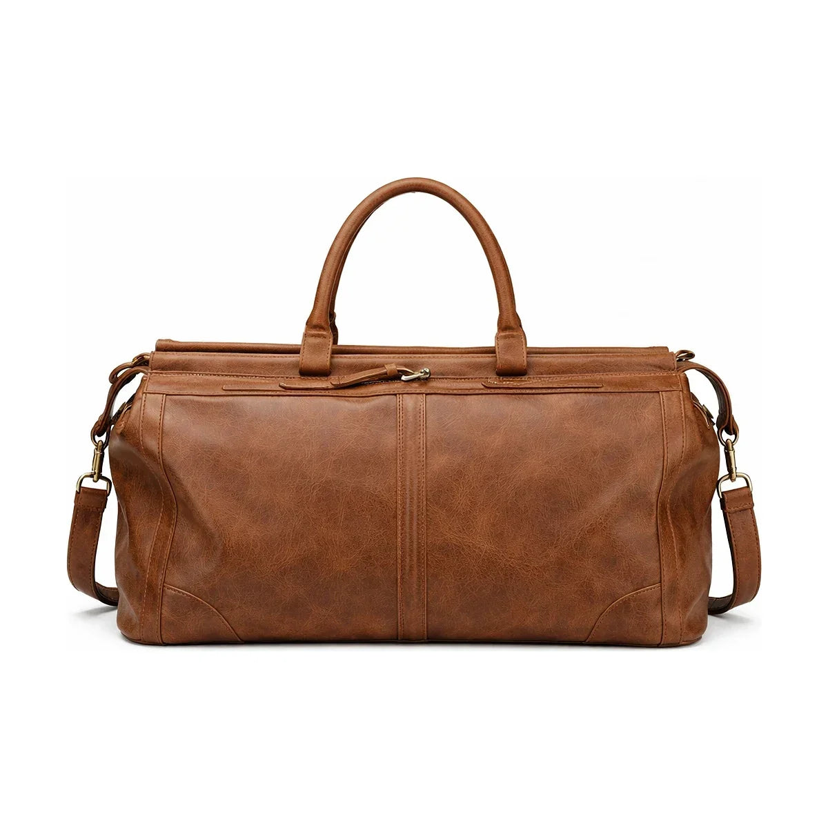Men’s Vegan Leather Duffle Bag Doctor Style Weekender