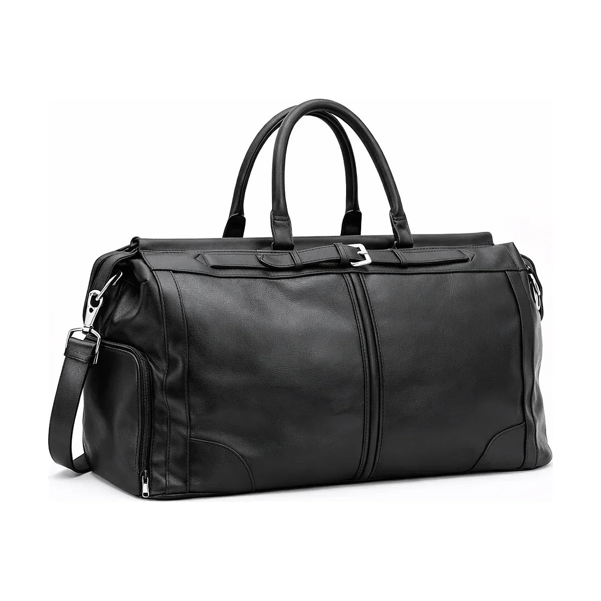 Men’s Vegan Leather Duffle Bag Doctor Style Weekender