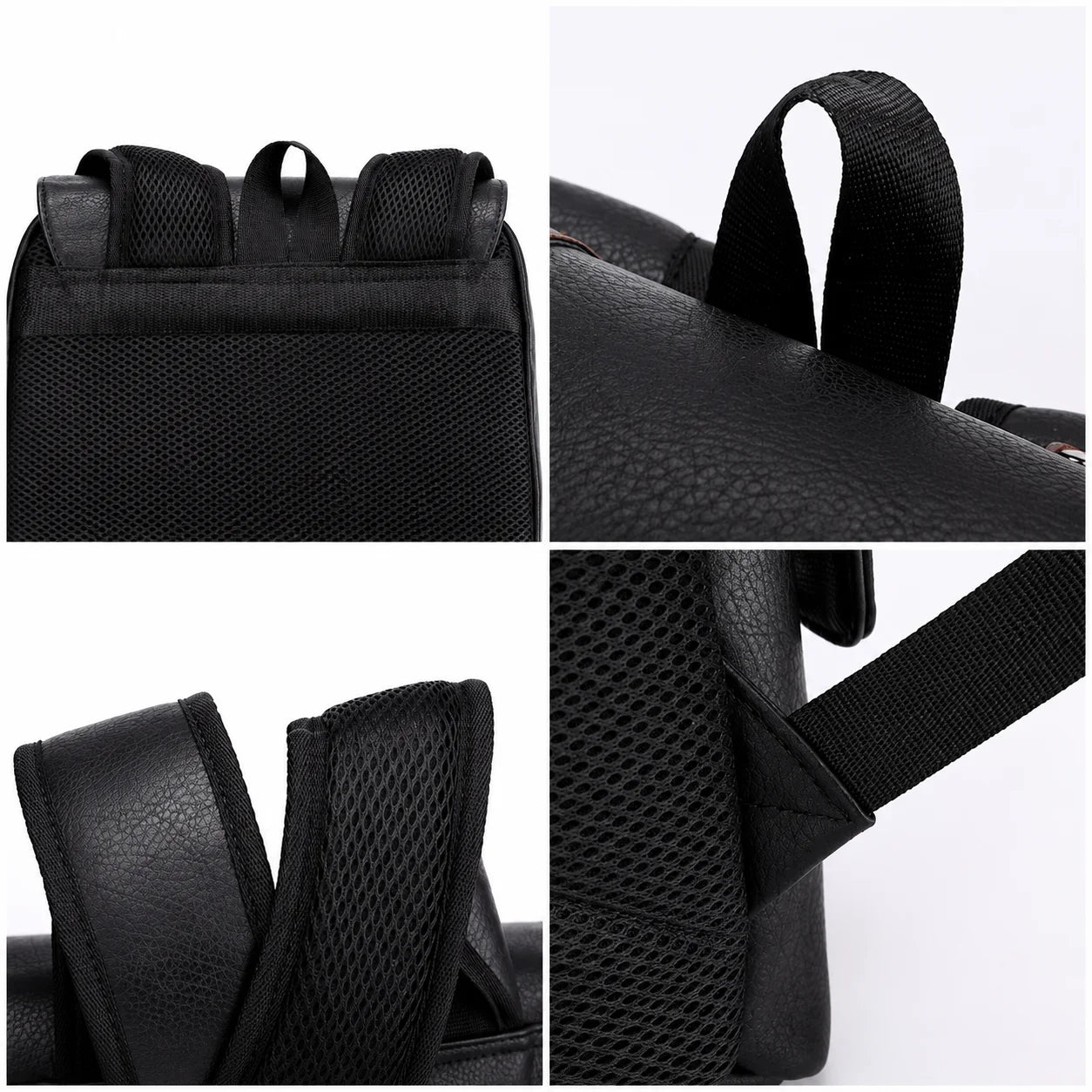 Men’s Vintage Backpack - Buckle Flap 15’’ Laptop Bag