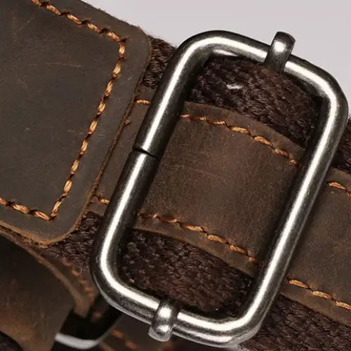 Men’s Vintage Leather Crossbody Bag – Compact Everyday Carry