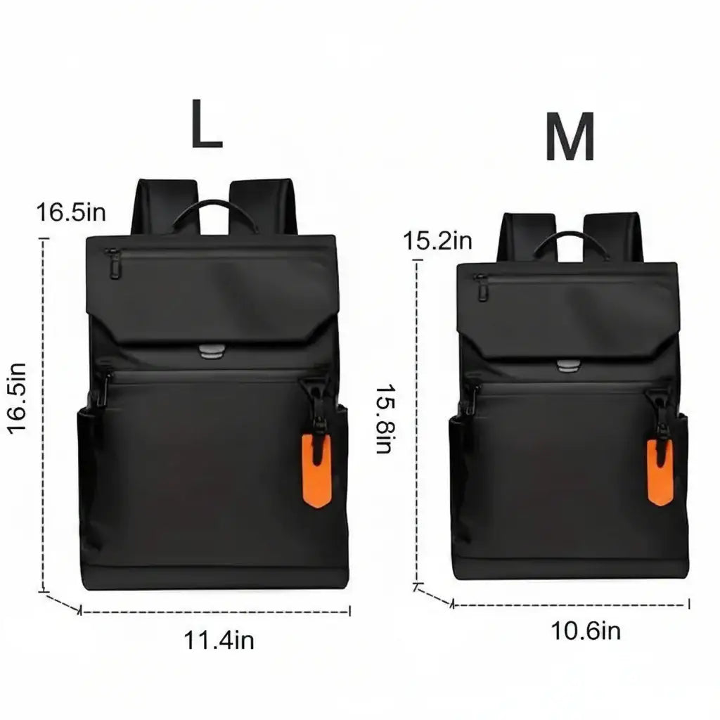 Men’s Work Backpack – USB Charging Laptop Commuter Bag