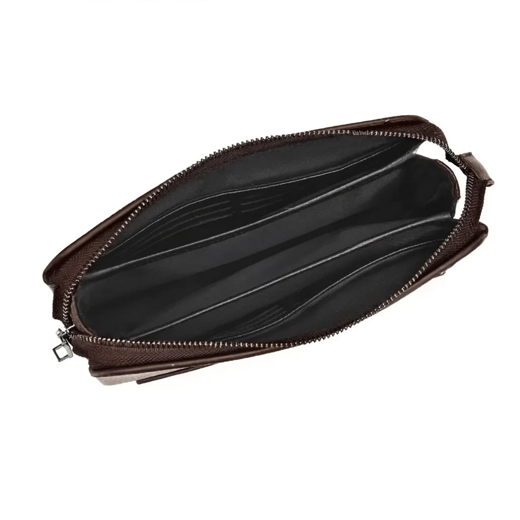 Men’s Zip Around Wallet - Wrist Strap Card Organizer