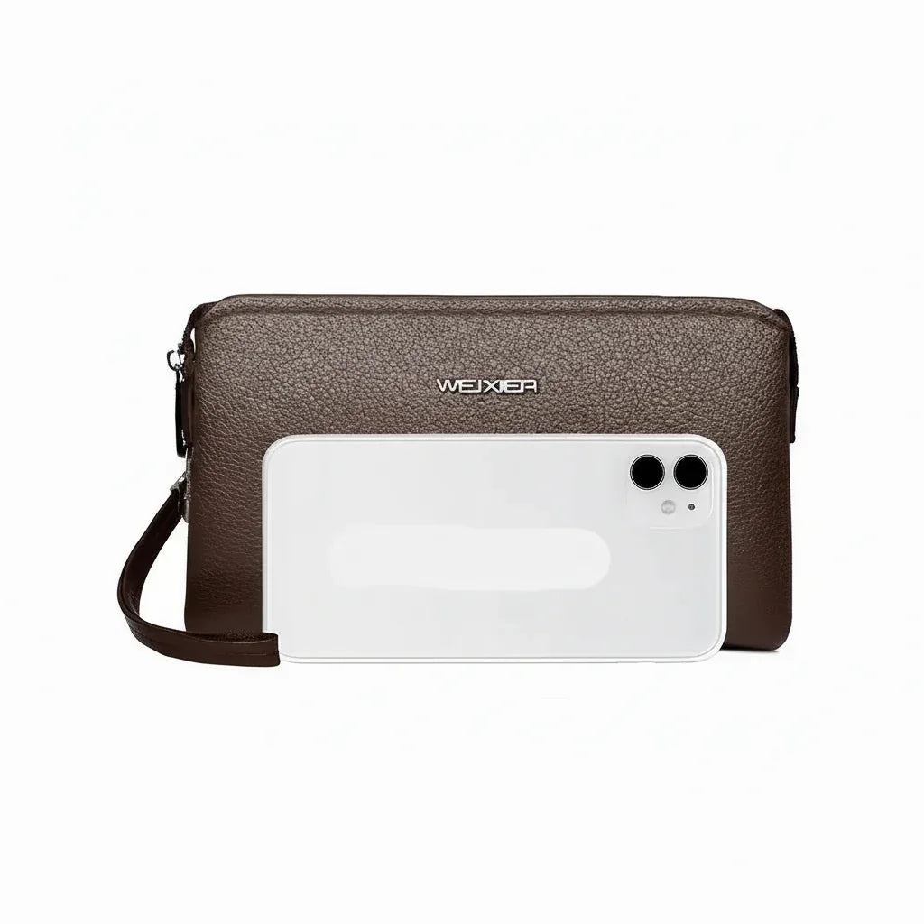 Men’s Zip Around Wallet - Wrist Strap Card Organizer