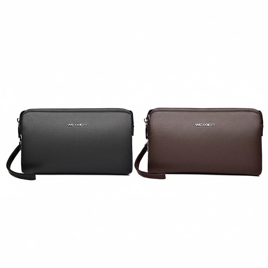 Men’s Zip Around Wallet - Wrist Strap Card Organizer