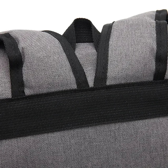 Slim Canvas Commuter Daypack - 17L Two-Buckle Flap Backpack