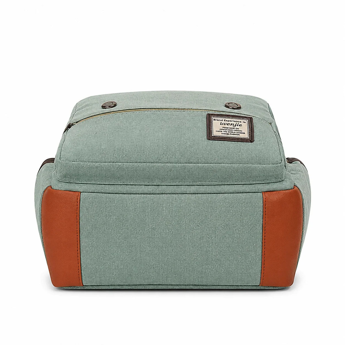 Slim Canvas Commuter Daypack - 17L Two-Buckle Flap Backpack