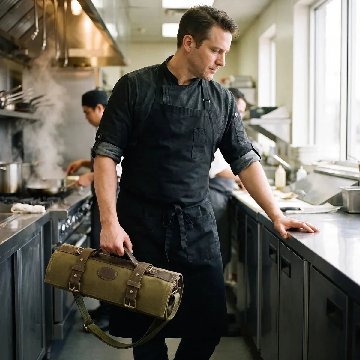 worn-meta-waxed-canvas-knife-roll-chef-carrying